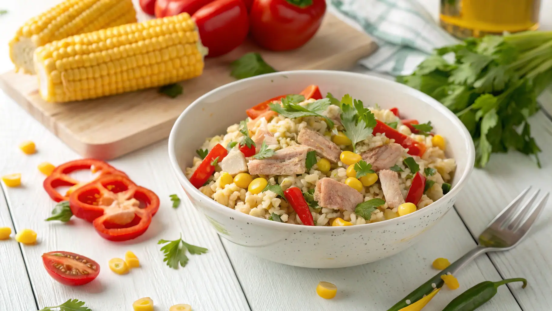 salade de riz thon